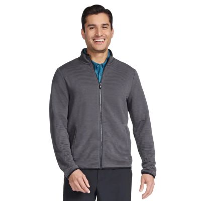 Skechers The Hoodless Hoodie Ottoman Jacket JA25-BKCC Grey L