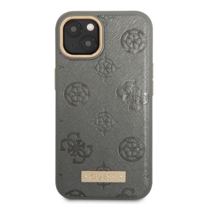 3. Guess GUHMP13MSAPSTG iPhone 13 6.1" grey/grey hardcase Peony Logo Plate MagSafe