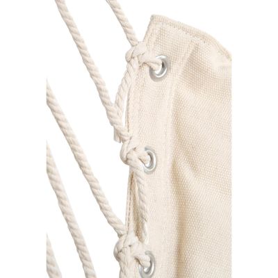 5. BRAZILIAN HAMMOCK HANGING CHAIR 100x50CM NATURA WITH SEWN-IN CUSHION WHITE