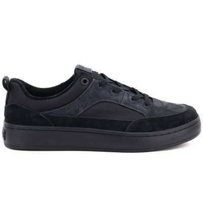 2. Men's casual leather sneakers, black, Big Star UU174118