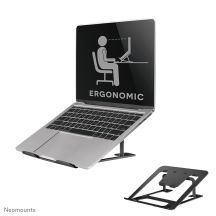 Neomounts NSLS085BLACK Laptop Stand Notebook Stand Black 43.2 cm (17")