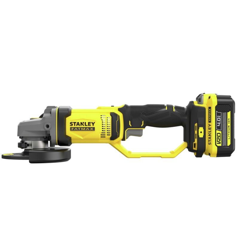 2. Stanley SFMCG400M2K-QW 18V Angle Grinder