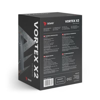 2. SAVIO CPU COOLER VORTEX X2