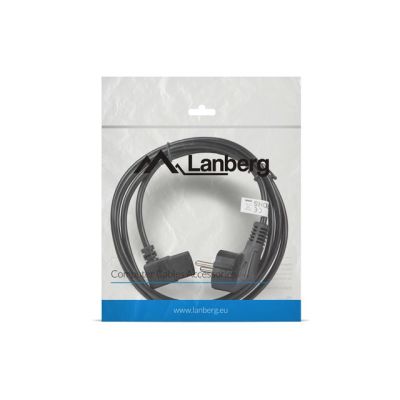 4. Lanberg CA-C13C-12CC-0018-BK cable (C13 / IEC C13 / IEC 320 C13 F - Schuko M; 1.8m; black)