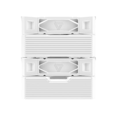 6. Montech NX600 Processor Air Cooler 12 cm White 1 pc.