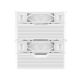 6. Montech NX600 Processor Air Cooler 12 cm White 1 pc.