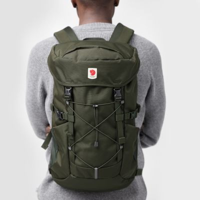 5. Fjallraven Skule Top 26 laptop backpack - deep forest