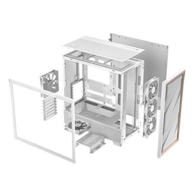 2. Antec Geh Antec FLUX White Midi Tower Case White Retail