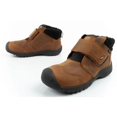 8. Keen Junior Kootenay Waterproof Brown Ankle Boots