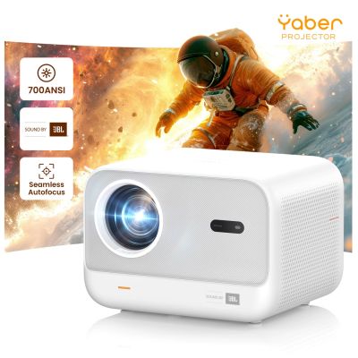 3. Yaber L2s LCD FullHD 1080p Multimedia Projector with JBL Speakers - White