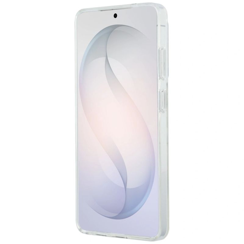 5. Karl Lagerfeld IML KC Script MagSafe Case for Samsung Galaxy S26 Ultra - Transparent