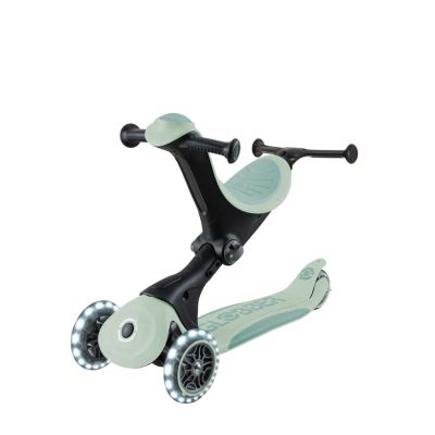 7. Three-wheeled scooter with a ride-on seat GO•UP DELUXE LIGHTS ECOLOGIC 360 (697-505)