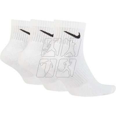 4. Nike Value Cotton Quarter socks 3 pairs M SX4926 101