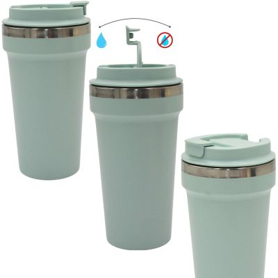 4. EXCELLENT HOUSEWARE THERMAL TRAVEL MUG 500L - GREEN