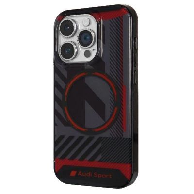 2. Audi IML Sport MagSafe Case iPhone 14 Pro Max 6.7" black/black hardcase AU-IMLMIP14PM-RSQ/D2-BK