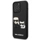 2. Karl Lagerfeld KLHCP13L3DRKCK iPhone 13 Pro / 13 6.1" black/black hardcase Karl&Choupette Ikonik 3D