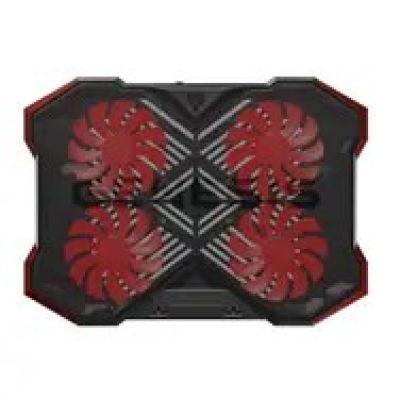 GENESIS Oxid 260 cooling pad for laptop 43.9 cm (17.3") 1010 RPM Black, Red