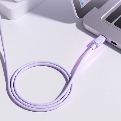 4. Joyroom Multi-Color Series A14 USB-C / USB-C 100W Cable 1.2m - Purple