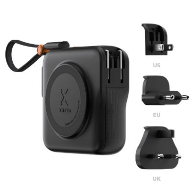 5. Xtorm XTPP101 Power Bank Lithium Polymer (LiPo) 10000 mAh Wireless Charging Black