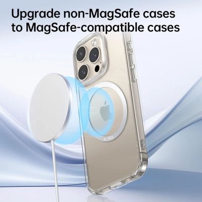 7. Tech-Protect MMP-110 2in1 MagSafe Ring - Silver / Silver
