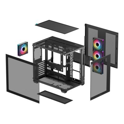 23. DeepCool CG530 4F Midi Tower Black