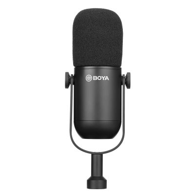 5. BOYA BY-DM500 Cardioid XLR Dynamic Microphone for Podcasts - Black