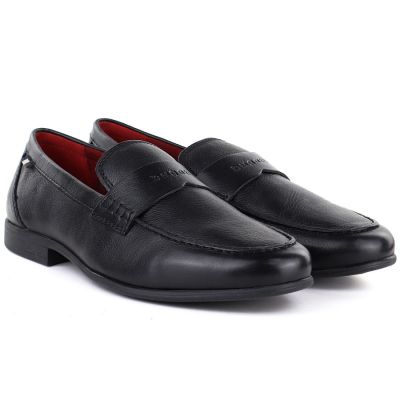 4. Men's black leather shoes Bugatti TT153105