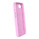 2. Puro Liquid Silicon Cover "ICON MAG PRO" with Magsafe, metal buttons and camera ring for iPhone 16E, pink