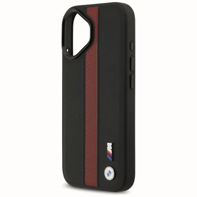 9. BMW M Perforated Stripe Logo MagSafe Case for iPhone 17 - Red