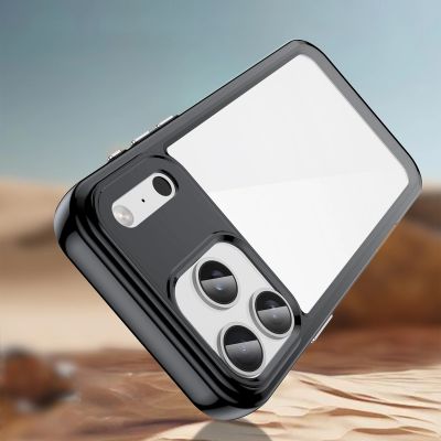 3. Outer Space Case for iPhone 17 Pro Max - Black Transparent