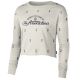 Women's Nike NBA N31 Courtside Longsleeve Crop T-shirt Birch Heather - DA6810-051