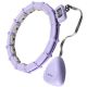 Hula hoop HMS HHM14 with magnets, weight and counter purple