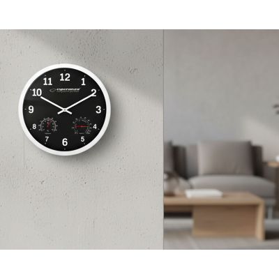 20. Esperanza LYON EHC016K wall clock (black)