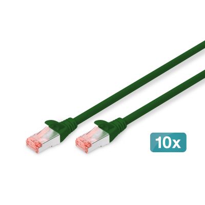 Digitus CAT 6 S/FTP Patch Cable, 10 Pack