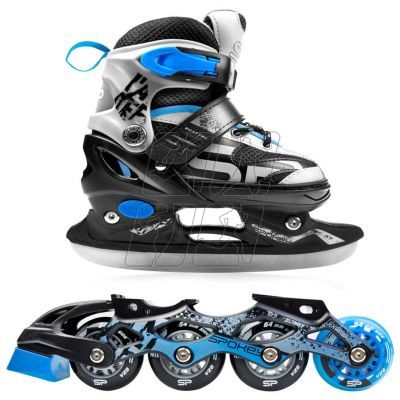 3. Spokey Quattro 4in1 Jr inline skates 926655-926656