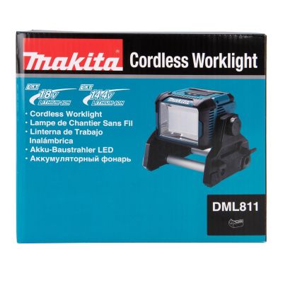 17. Makita LED Lamp 18V/14.4V DML811 1800lx/3000lm with AC Power Supply