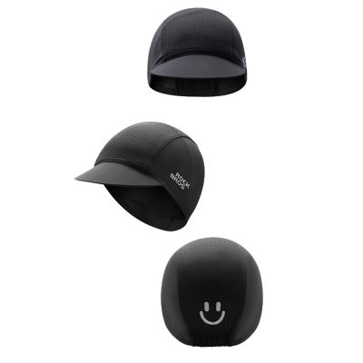 14. Rockbros 18230005001 cycling cap with peak - black