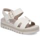 Women's beige wedge sandals Rieker V4952-60
