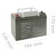 6. Qoltec AGM Battery | 12V | 36Ah | Maintenance-free | Efficient | LongLife | for UPS, scooter