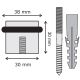 5. 30/30 mm Stainless Steel Door Stopper KOWALSKI