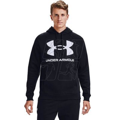 4. Under Armor Rival Fleece Big Logo HD Sweatshirt M 1357093 001