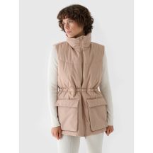 Women's down vest with synthetic filling 4F 4FWAW24TVJAF135-83S