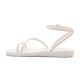 4. CROCS MIAMI ANKLE STRAP SANDAL IN CHALK 212256-0WV