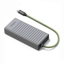 Ugreen 2-in-1 memory card reader with organizer - gray