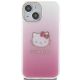 3. Hello Kitty IML Gradient Electrop Kitty Head case for iPhone 15 - pink