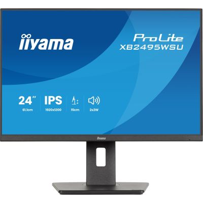 19. iiyama ProLite XB2495WSU-B1 computer monitor 61.2 cm (24.1") 1920 x 1200 px Full HD LCD Black