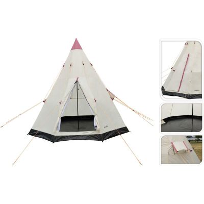 45. TEEPEE TENT 250X250X240CM BEIGE REDCLIFFS