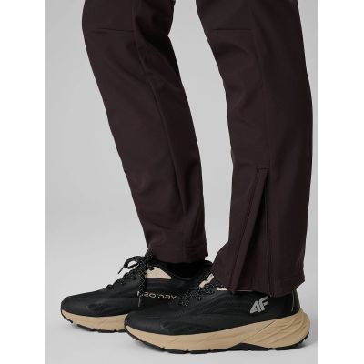 5. Women's trekking trousers softshell windproof membrane 10000 4F 4FRAW26TFTRF1608-80S