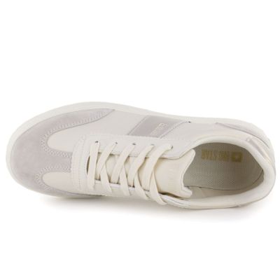 4. Beige women's leather sneakers Big Star TT274155