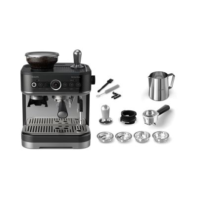 17. Philips PSA3218/10 Coffee Machine Barista Brew 15 bar pump pressure Built-in milk frother Semi-automatic 1350 W Black